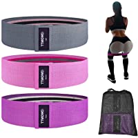 TTMOW Bandas Elásticas Musculacion Bandas de Resistencia de Tela Antideslizantes con 3 Niveles Cintas Elásticas para…